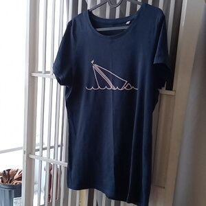 *last day - moving sale* Andrew Bird band tshirt navy size M